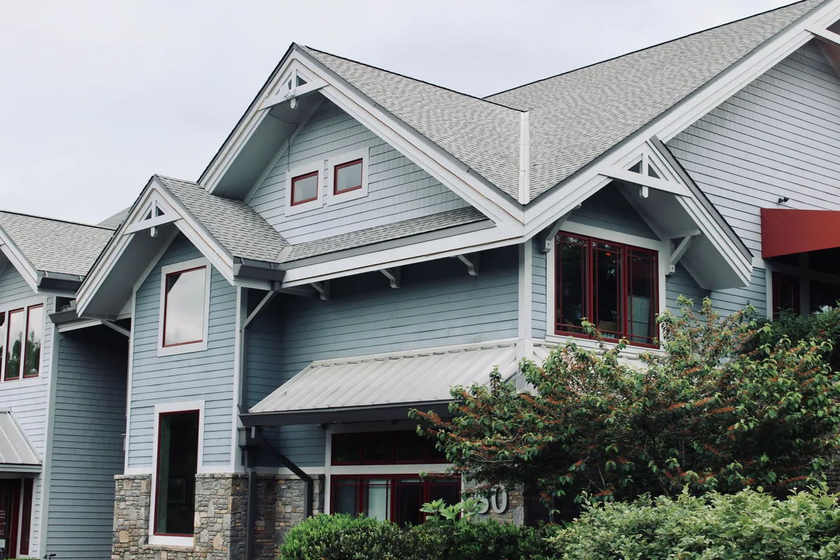 House exterior where a perimeter treatment is applied.
